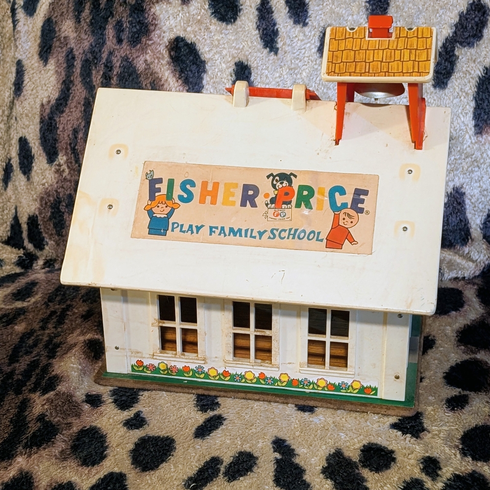Vintage Fisher-Price Play Family Schoolhouse